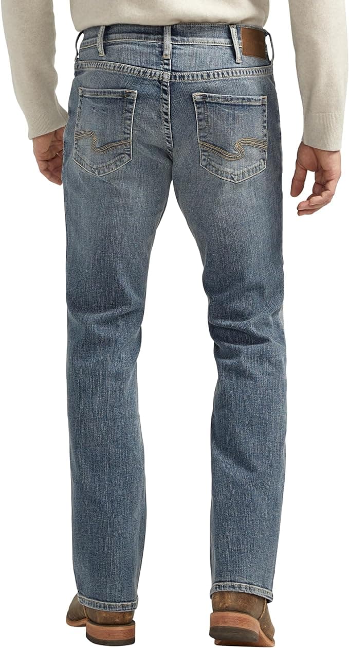 Silver Jeans Co. Mens Jace Slim Fit Bootcut Jeans